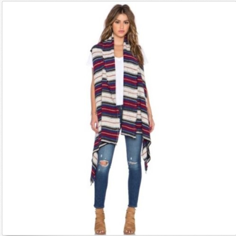 Sam Edelman "Elsie" Long Vest Size Small